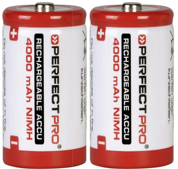 PerfectPro Rechargeable battery (2 pcs., C, 4000 mAh)