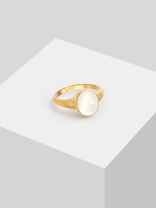 Actual product image Elli Siegelring mit Mondstein (58, 925 Silver)