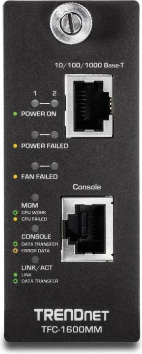 Produktbild Trendnet SNMP-Management-Modul, 10/100Mbps Fast Ethernet port (2 Ports)