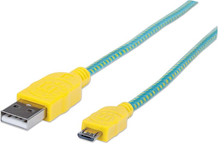 Manhattan Braided Micro-USB (1.80 m, USB 2.0)