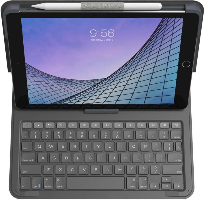Actual product image Zagg Messenger Folio 2 (CH, iPad 2021 (9th Gen), iPad 2019 (7th gene), iPad 2020 (8. Gen), iPad Air 2019 (3. Gen))