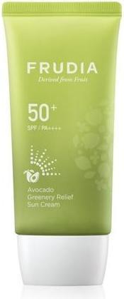 Actual product image Frudia Sun Avocado Greenery Relief Protective Moisturizing Cream SPF 50+ 50 g (Sun cream face, SPF 50, 50 ml, 25 g)