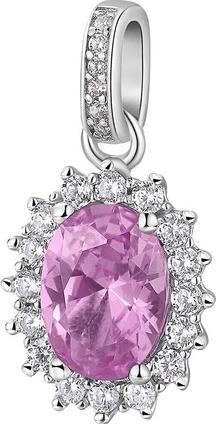 Brosway Elegant silver pendant Fancy Vibrant Pink FVP13 (Silber)