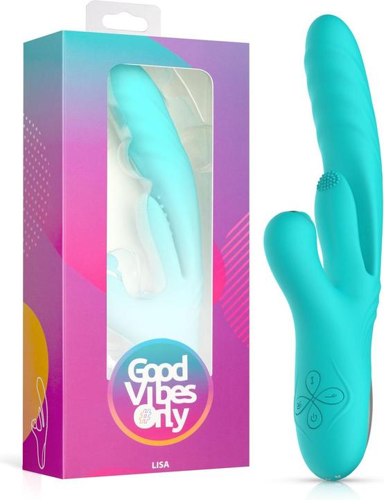 Actual product image Good Vibes Only Lisa - Thrusting Rabbit Vibrator with G-Spot Stimulator
