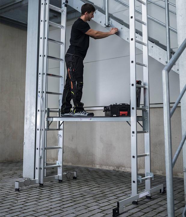 Produktbild Munk Bausatz-Arbeitsdiele zu Sprossen-Mehrzweckleiter 3-teilig (Mehrzweckleiter, 143 cm)