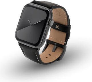 Actual product image JT Berlin Apple Watch 42/44/45/49mm - Charlie black (42 mm, 44 mm, 45 mm, 49 mm, Genuine leather)