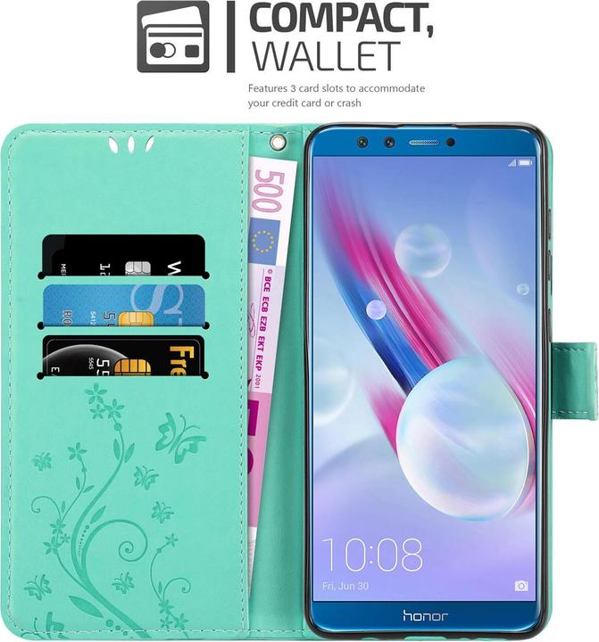 Image du produit Cadorabo Couverture du livre de fleurs (Honor 9 Lite)