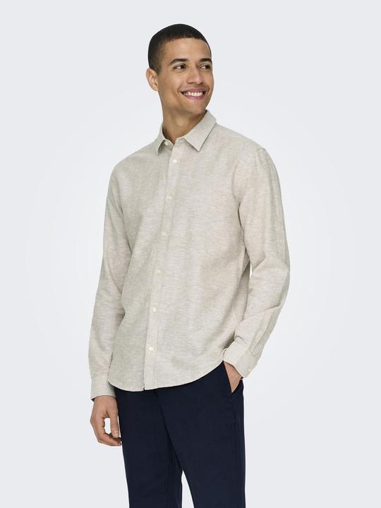 Produktbild Only & Sons Einfarbiges Langarmhemd (XS)