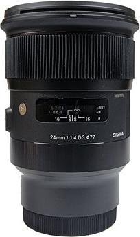 Image du produit Sigma 24mm f/1.4 DG HSM ART, Sony E (Sony E, Plein format, APS-C / DX)