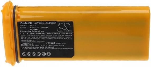 Actual product image XCell Lithium-Batterie 3300mAh 9V wie BP-234 für Icom IC-GM1600 (3300 mAh)