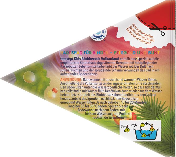 Produktbild Tetesept Blubbersalz Vulkanland (50 ml, Badeperlen)