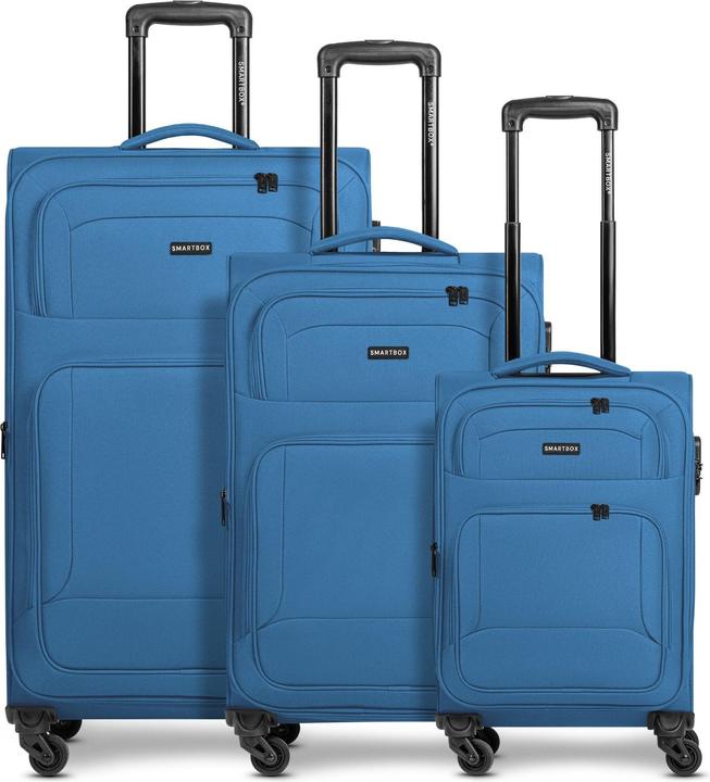 Actual product image Smartbox Edition 04 4-wheel suitcase set, 3-piece with stretch fold (209 l, XL (from 140l))