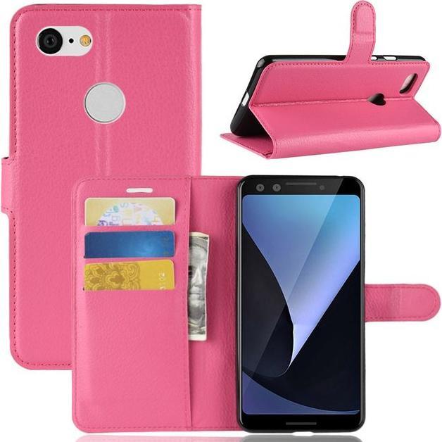 Actual product image MU Classic Litchi Leather Bookcover Series (Google Pixel 3)