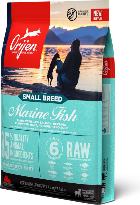 Actual product image Orijen Dry Dog Food Small Breed Marine Fish, 4.5 kg (Adult, 1 pcs., 4590 g)