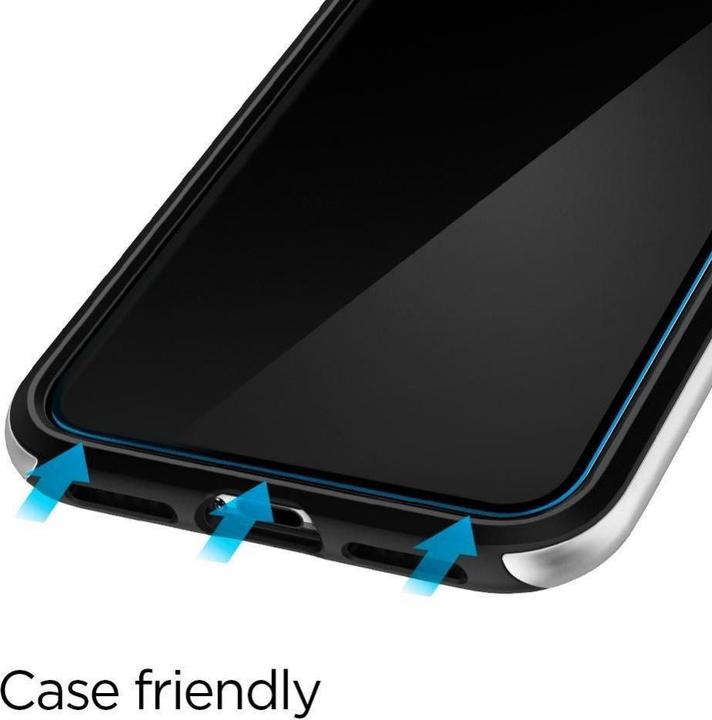 Image du produit Spigen Verre Tempéré Fc 2-Pack Iphone 11 Pro Noir (2 pièce(s), Apple iPhone 11 Pro, Apple iPhone X, Apple iPhone XS)