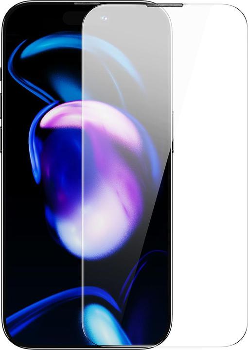 Baseus Set of 2x Tempered Glass for iPhone 14 Pro Full Screen with Speaker Cover 0.3mm + Mounting Fr (80 Stück, Apple iPhone 14 Pro)