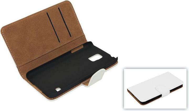 Produktbild König Design Schutzhülle Handytasche (Flip Quer) für Handy Apple iPhone 5 / 5s Weiss (Apple iPhone 5)