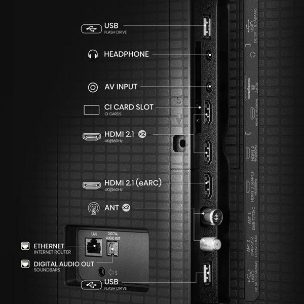 Actual product image Hisense TV 55A7Q (55", LED, 4K, 2025)