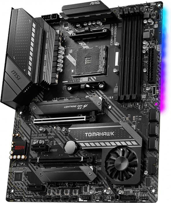 Actual product image MSI MAG X570 TOMAHAWK WIFI (AM4, AMD X570, ATX)