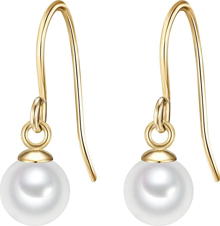 Immagine prodotto Glanzstücke München Perle d'acqua dolce d'argento da donna coltivate in oro giallo - 23766 (Argento 925)