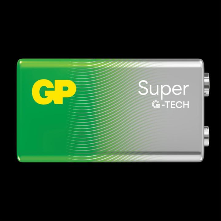 Actual product image GP Batteries GP Super Alkaline 9V-Block 6LR61 Neu 0301604AETA-B1 (1 pcs., AA)
