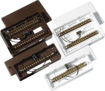 Actual product image Abus Surface-mounted soldering distributor 16-pole VdS C (brown)