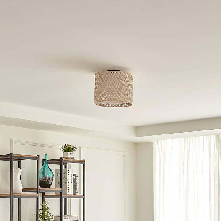 Produktbild Lindby Soula Deckenleuchte Stoff Ø 26 cm (E27)