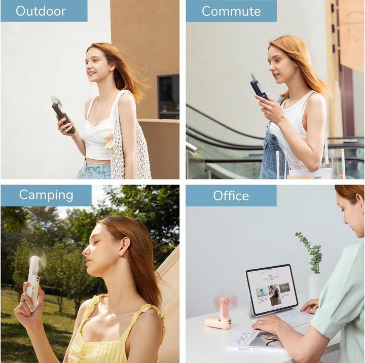 Actual product image Jisulife Handheld Fan Life 8 Plus