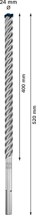 Actual product image Bosch Professional Zubehör Expert SDS max-8X hammer drill, 24 x 400 x 520 mm (24 millimetres)