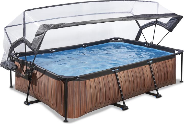 Actual product image Exit Frame pool 220x150x60 cm with sunroof and filter pump (220 x 150 x 60 cm)