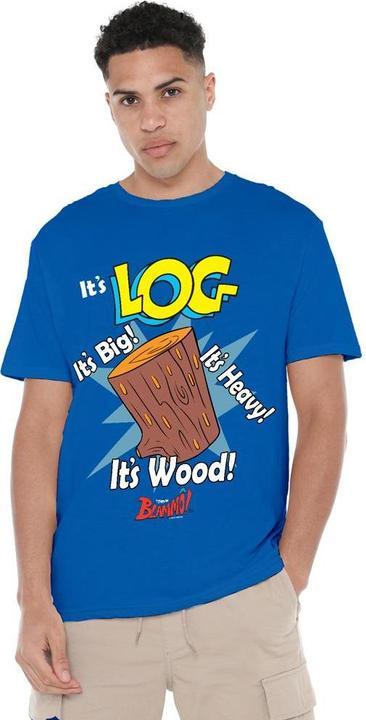 Actual product image Ren & Stimpy Mens It's Log T-Shirt (4XL)