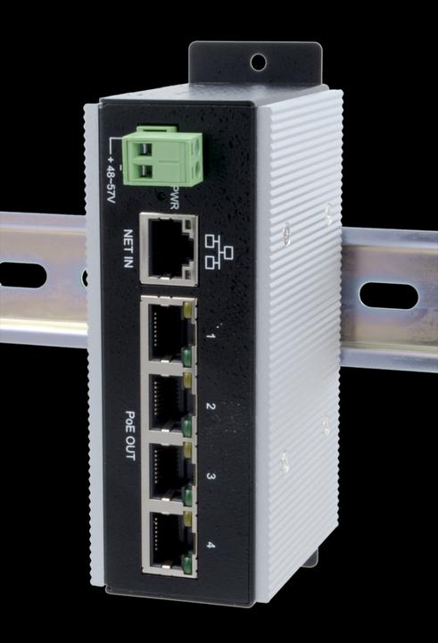 Produktbild Exsys EX-6100PoE 5-Port Gigabit Injektor (802.3af (PoE), 30 W)
