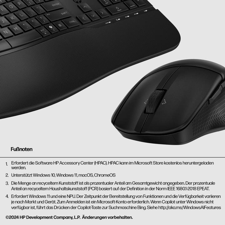 Image du produit HP 685 CFT Dual-Mode KB/Mse Combo (DE, Sans fil)