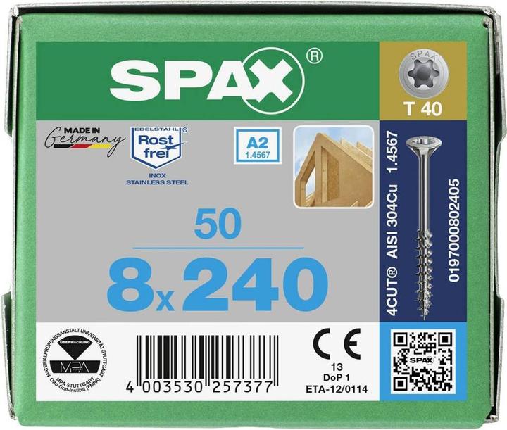 Image du produit Spax Vis pour assemblage bois (50 Vis par pièce)