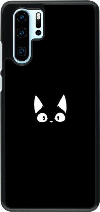 Actual product image PhoneLook Cover Funny cat on black (Huawei P30 Pro)