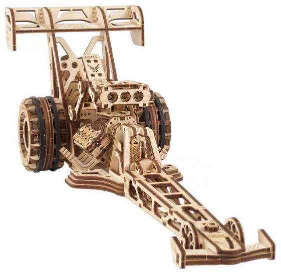 Immagine prodotto Ugears 70174 - Kit di modellini meccanici Dragster, 321 pezzi, puzzle 3D