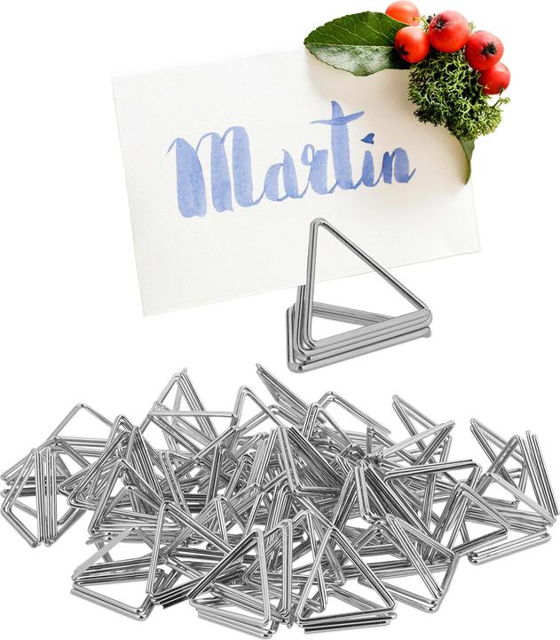Image du produit Relaxdays 48x porte-numeros-de-table-mariage
