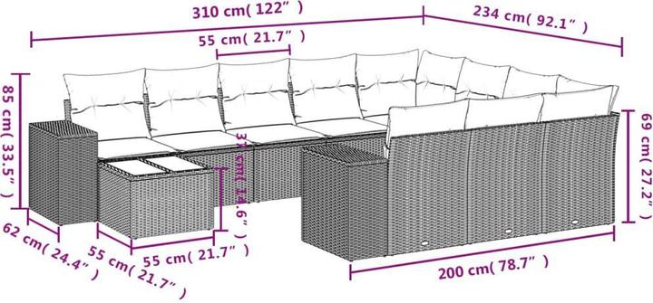 Produktbild VidaXL Perino