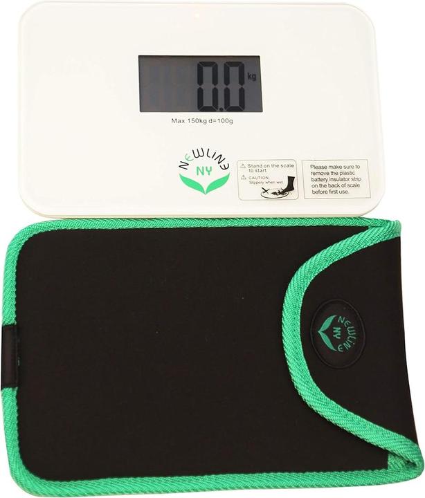 Produktbild Newline NY Reise-Personenwaage mit Schutzhülle (150 kg)