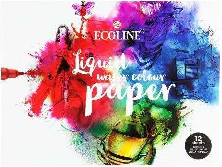 Actual product image Talens Paper Ecoline Mix (24 x 32 cm, Special ruling, Soft cover)