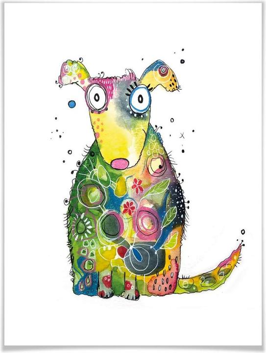 Image du produit Trenddeko Chien chanceux (30 x 40 cm)