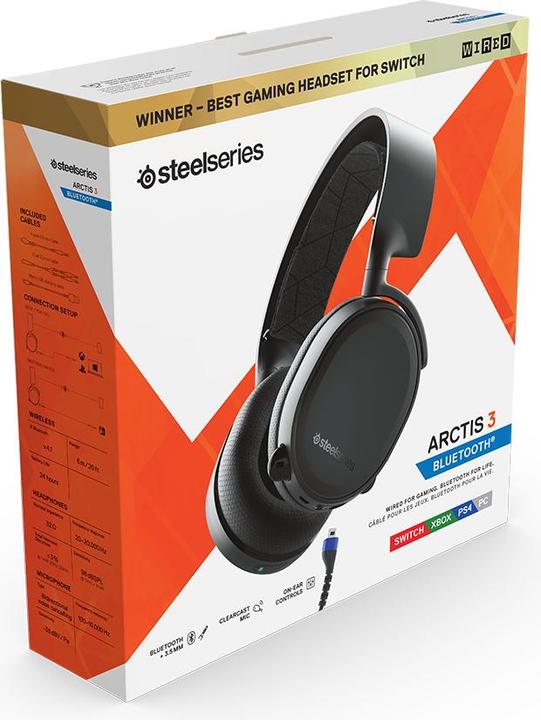 Produktbild SteelSeries Arctis 3 Bluetooth (Wireless) (Kabelgebunden, Kabellos)