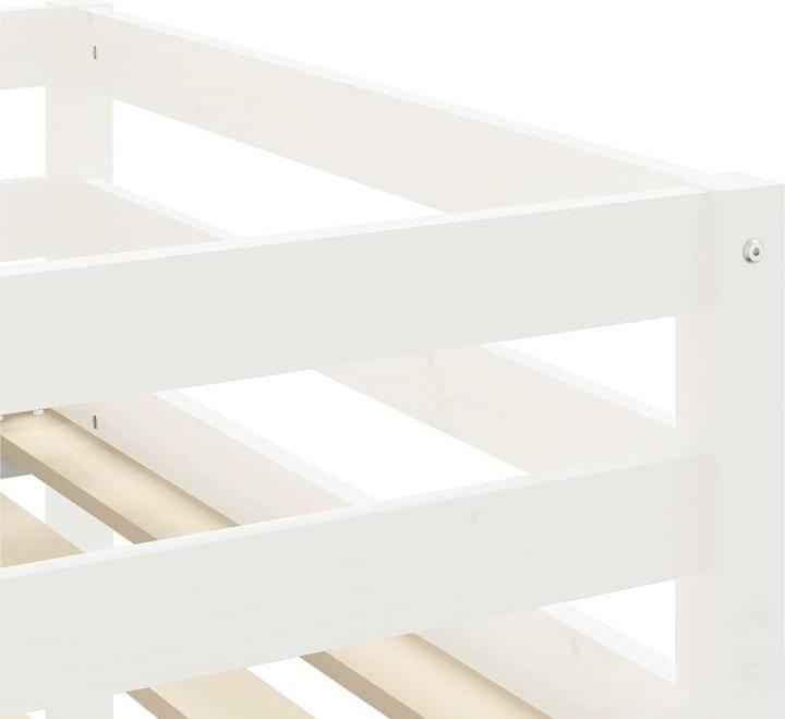 Image du produit VidaXL Lit superposé pour enfant avec rideaux Rose (80 x 200 cm)