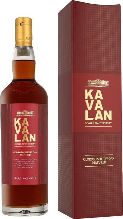 Actual product image Kavalan Sherry Oak Matured (Single Malt, 1 x 70 cl)