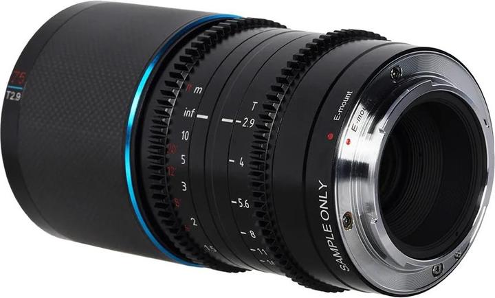 Image du produit Sirui Saturn 75mm T2.9 1.6x E75B Carbon Fiber Full-frame Anamorphic E Mount (Blue Flare) (Sony E, Plein format)