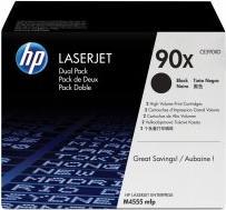 HP CE390XD) No 90X HP90X 90X Dual Pack Noir Cartouche (CE390XD) (CF)
