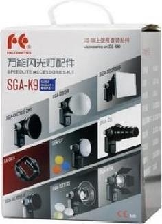 Actual product image Falcon Eyes Universal Speedlite Camera Flash Strobist Set SGA-K9 (Flash unit spare parts)