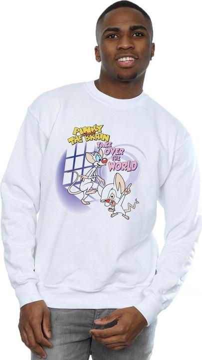 Produktbild Universal Textiles Pinky And The Brain Take Over The World Sweatshirt (4XL)