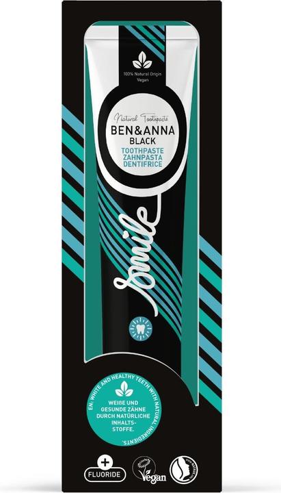 Image du produit Ben & Anna BEN&ANNA Natural Black Toothpaste naturalna pasta do zębów z aktywnym węglem 75ml (75 ml)