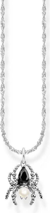 Thomas Sabo Halskette mit Spinnen Anhänger Spider Romance Silber (Silber 925, 40 - 45 cm)